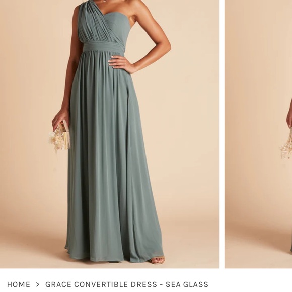 Birdy Grey / Grace Convertible Dress (with split) / Sea Glass / Large - Picture 5 of 11